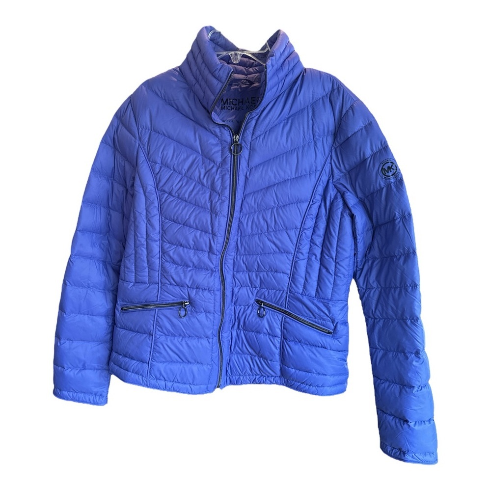 Michael Kors Light Purple Quilted Packable Down Fill Jacket Size Large